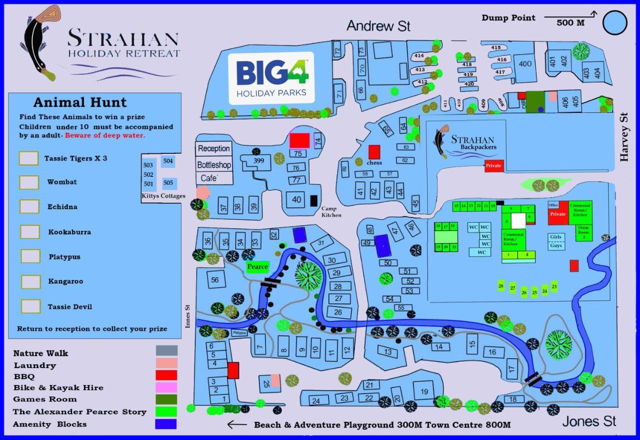 Big4 Strahan Holiday Retreat ภายนอก รูปภาพ